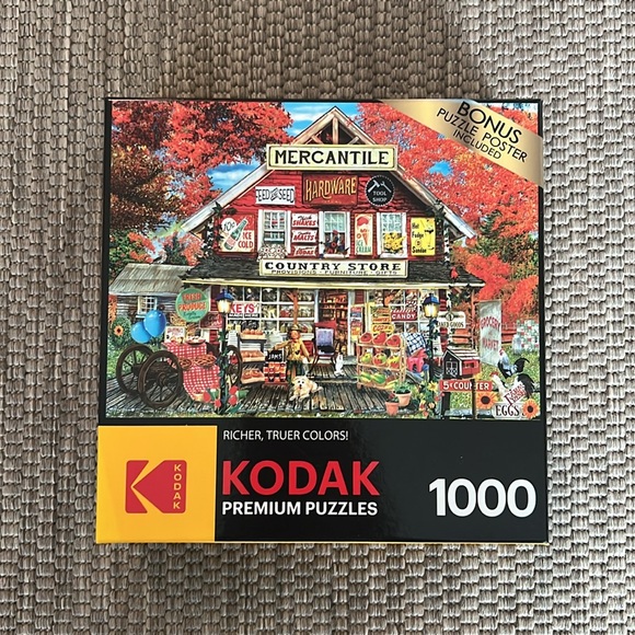 KODAK Mercantile Hardware Country Store 1000 piece Puzzle - Picture 1 of 7